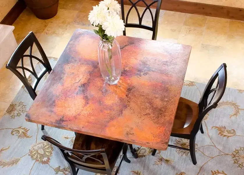 How To Care For A Copper Table Top
