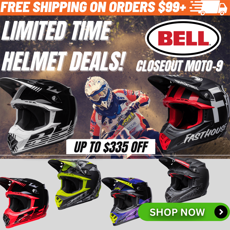Limited Time Bell Moto-9 Helmet Deals