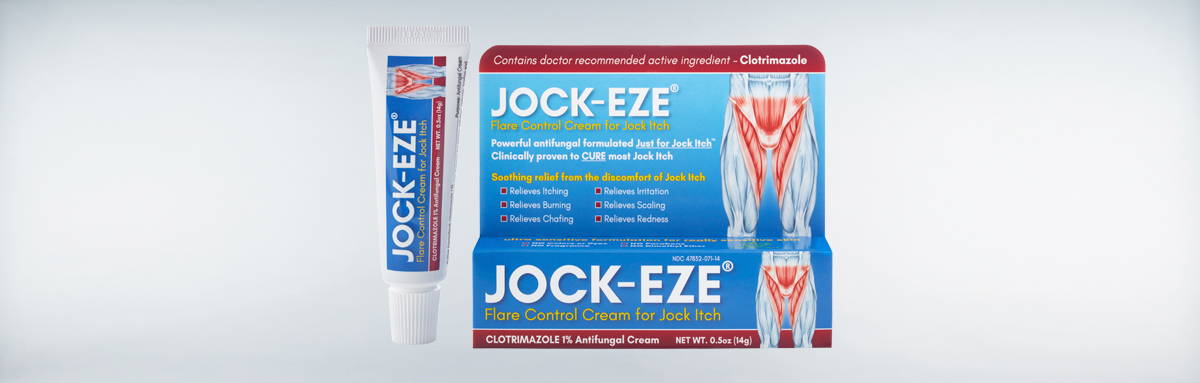 Jock-Eze Flare Control Cream for Jock Itch Treatment