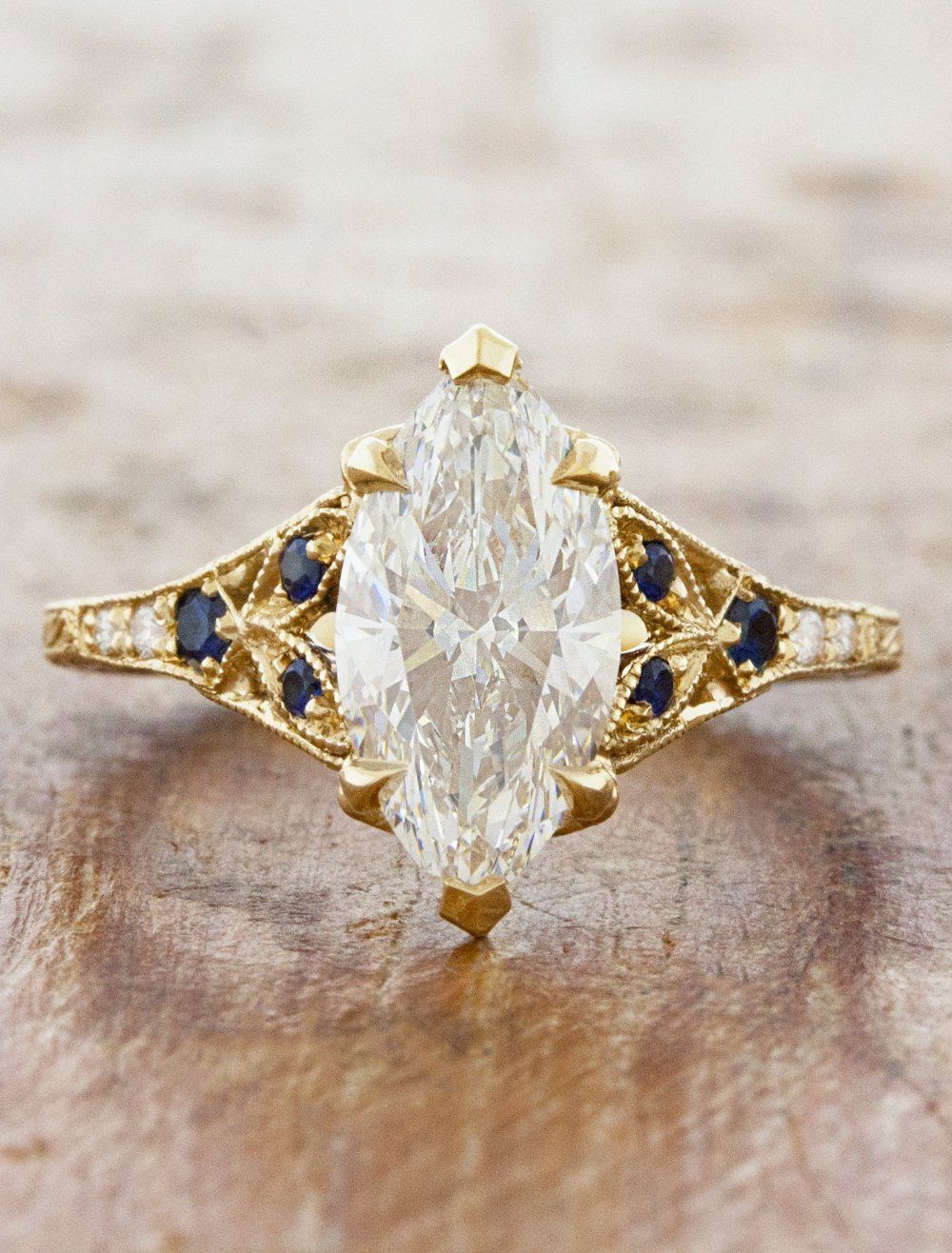 caption:Shown with 1.85ct marquise diamond