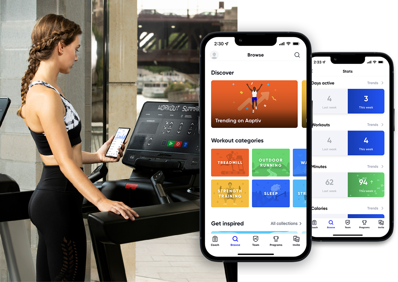 Aaptiv Fitness App Exerciser