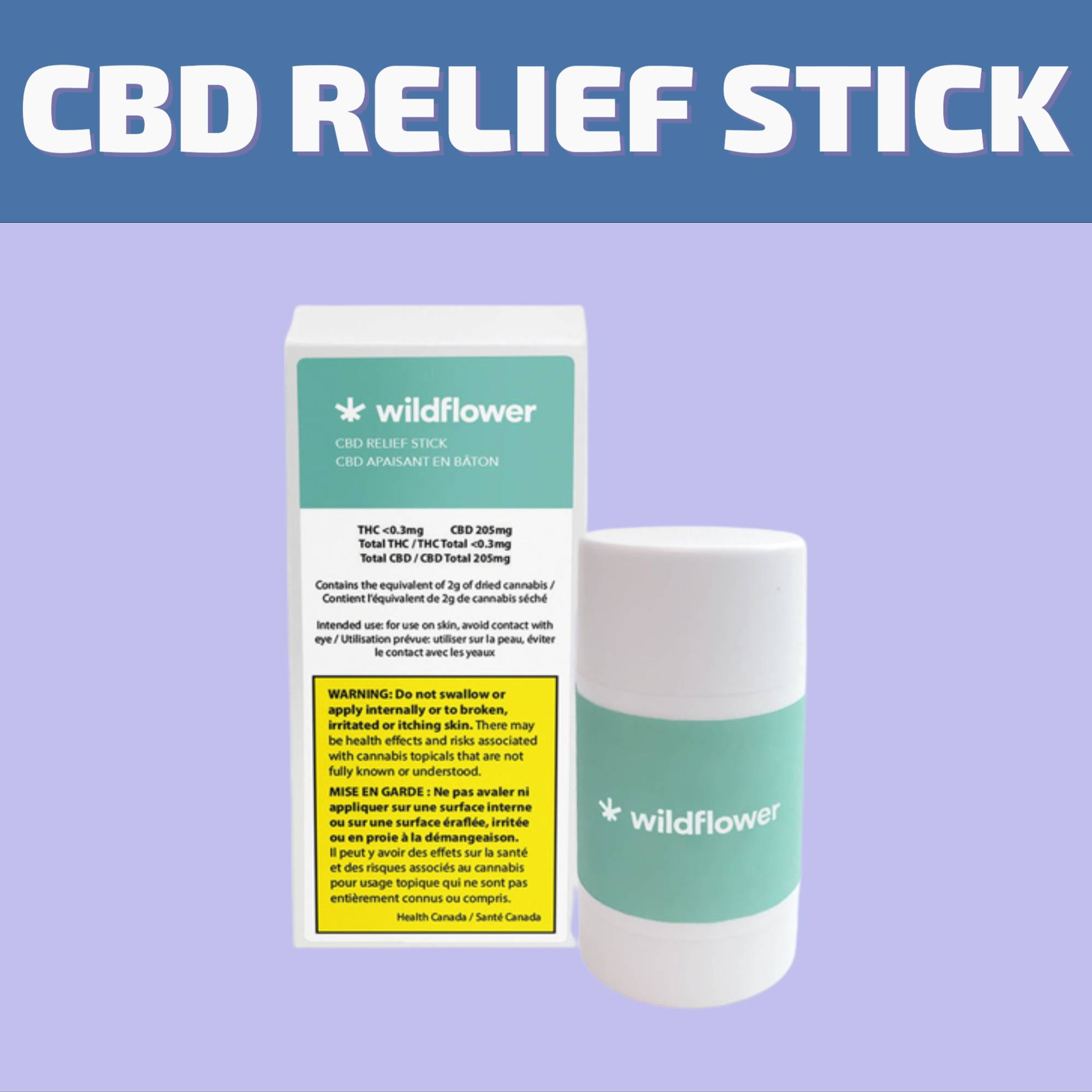 Order CBD Relief Sticks online for same day delivery in Winnipeg or visit our cannabis store on 580 Academy Road.