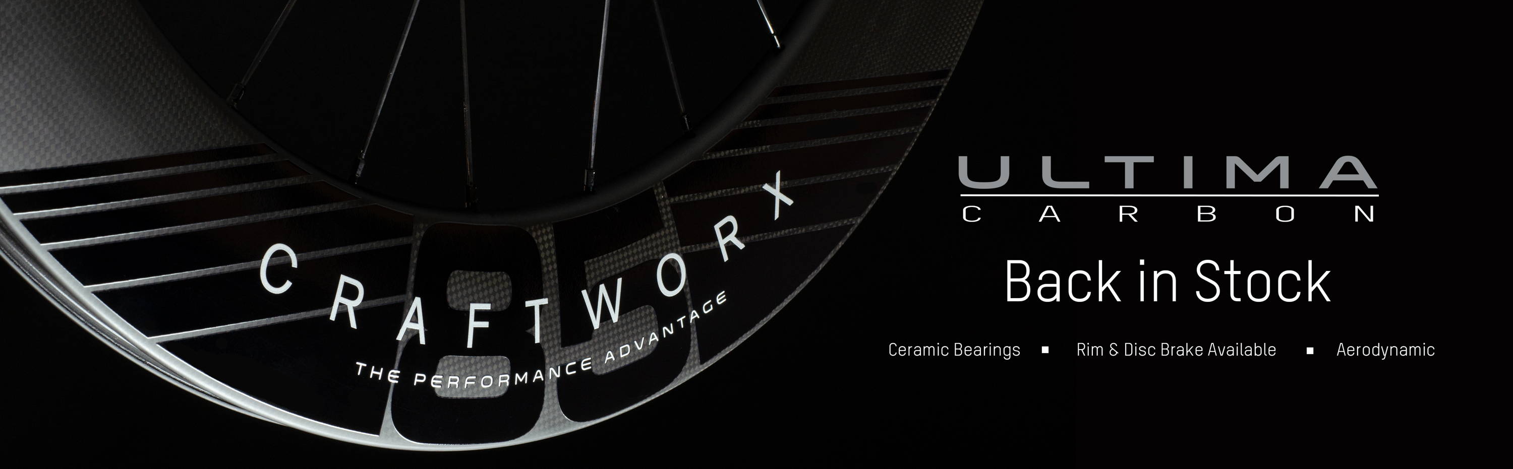 Craftwor Ultima Carbon Wheels Back in Stock