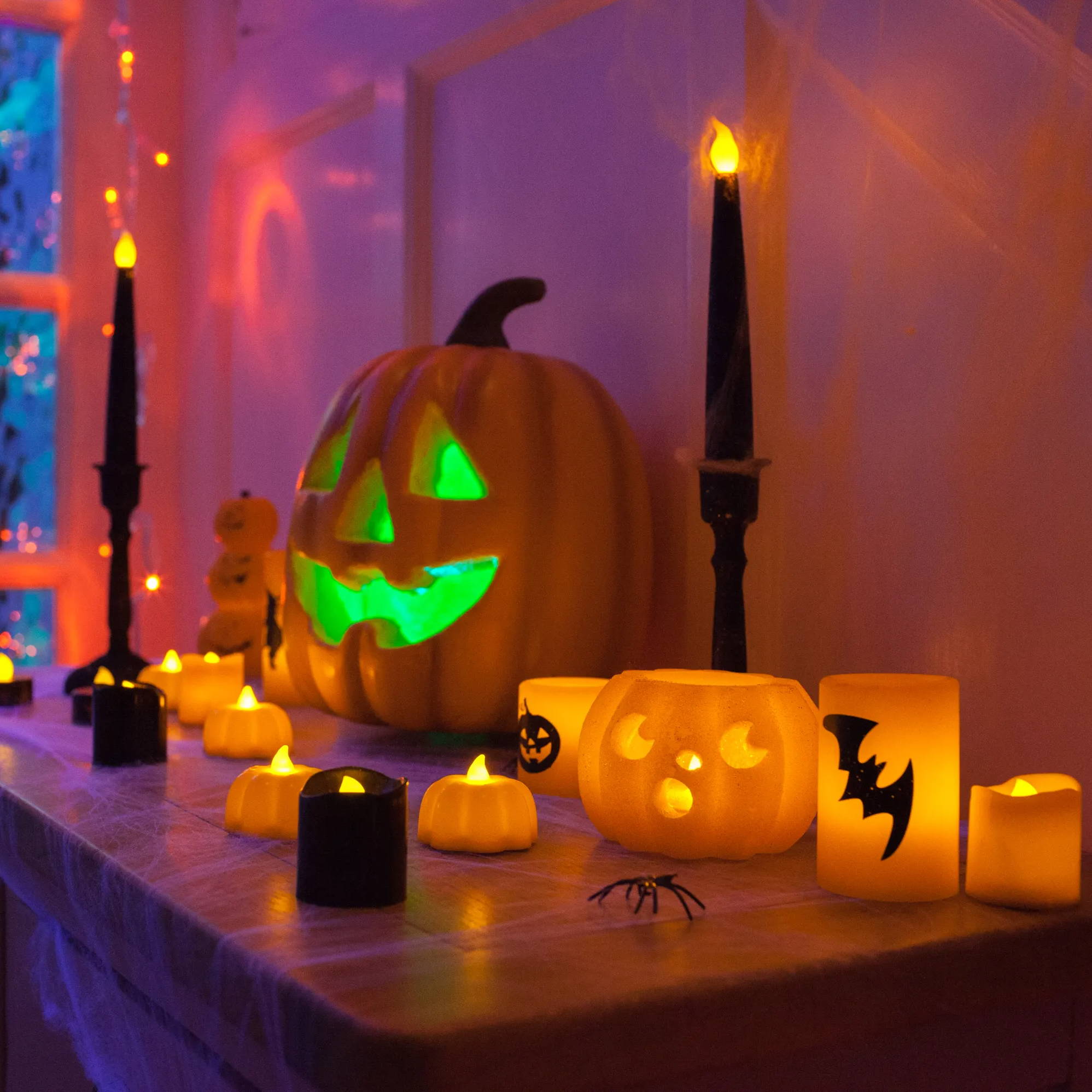 Halloween Party Ideas Fireplace