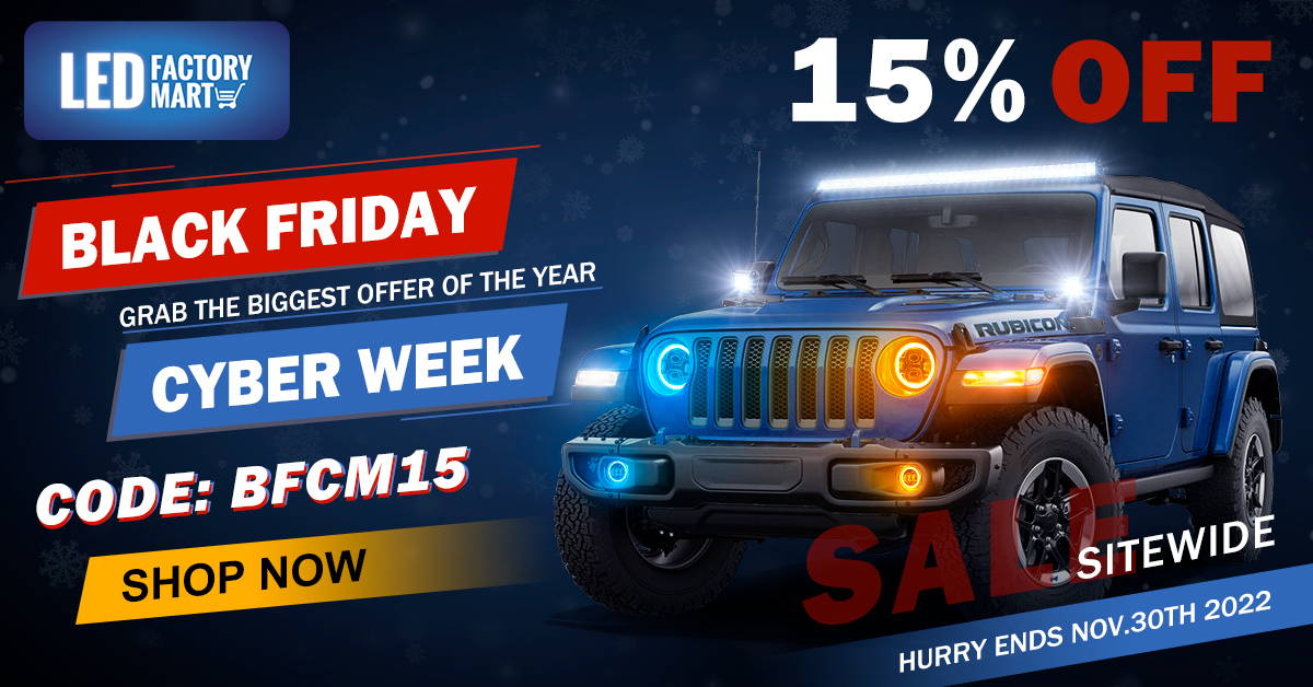 JEEP LED BLACK FRIDAY CYBER MONDAY BIGGEST SALE OF THE YEAR