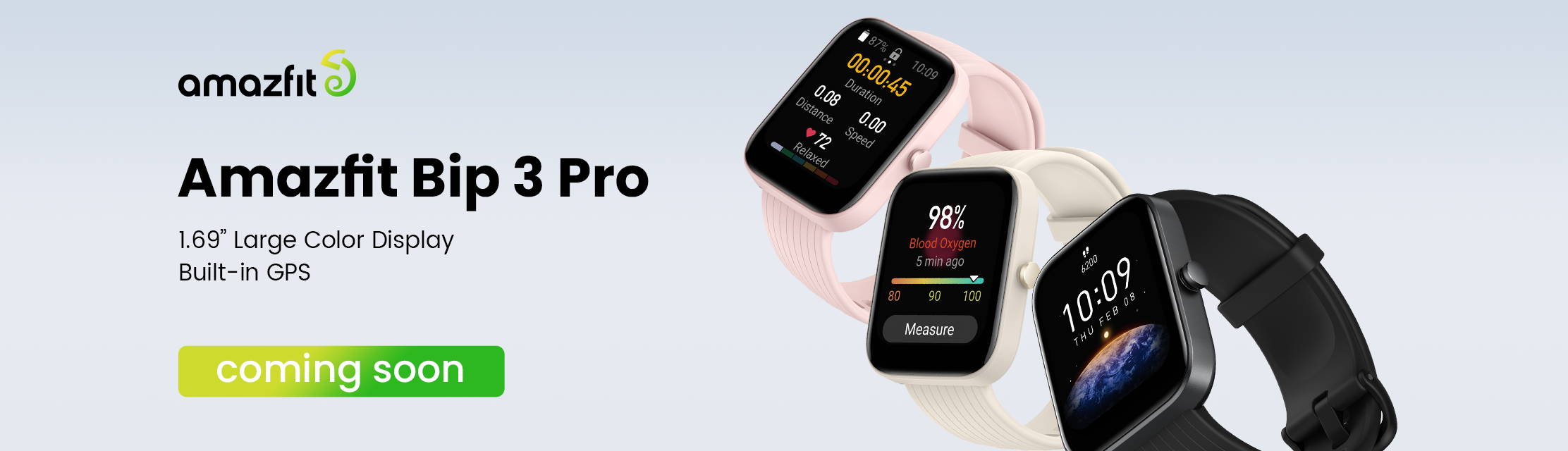 Amazfit Bip 3 Pro Smart Watch for men and women