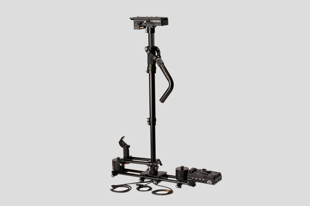Bộ ổn định máy quay video Flycam Zest Pro có kết nối nguồn và giám sát tích hợp | V-Mount