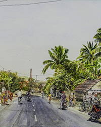 Rurual, village paintings