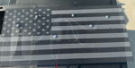 Perforated American flag mounting plate custom bracket Ricky's 2012 Jeep JK Wrangler Sport Wrango Horn Kit Nightmare Edition Dixie horn customer install gallery photo 2