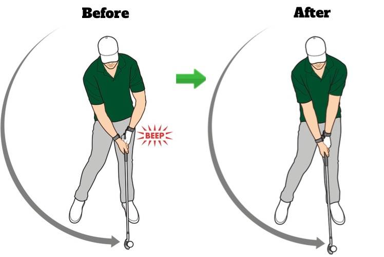 how to stop topping the golf ball