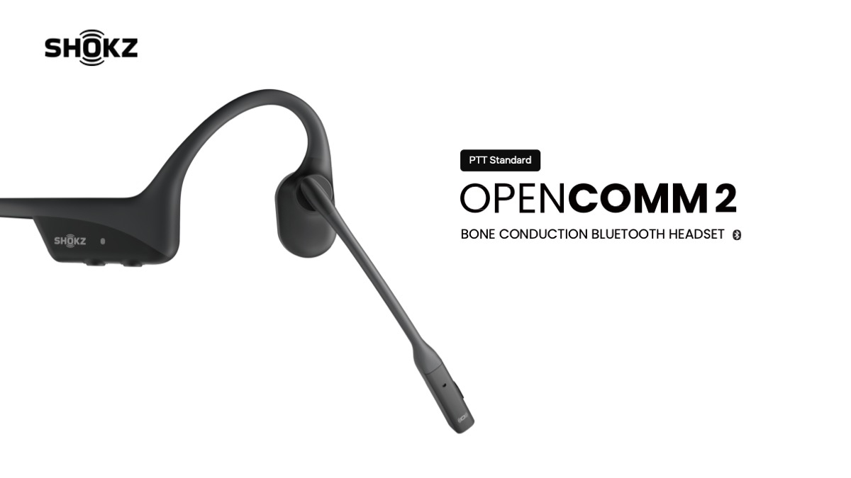 Shokz OpenComm2 PTT Standard – FOCALPOINT DIRECT