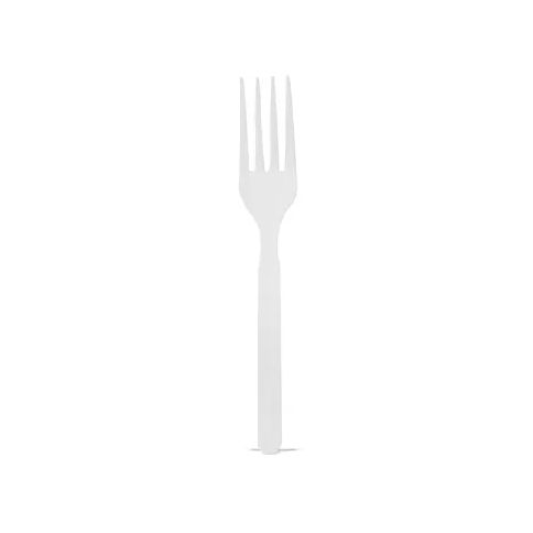 A white PLA fork