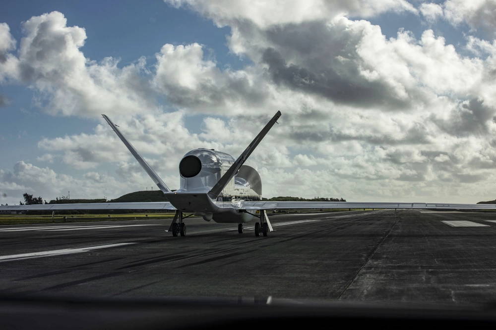 The Northrop Grumman RQ-4 Global Hawk is used as a High-altitude long endurance platform to support U.S. assets worldwide. NASA and Northrop Grumman will be working on the Global Hawk aboard Marine Corps Base Hawaii to test its flight capabilities. (U.S. Marine Corps photo by Pfc. Samantha Sanchez)