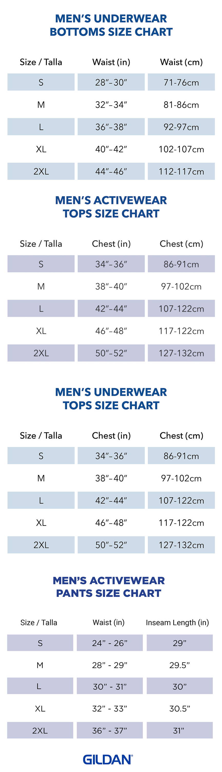 Gildan Size Chart For Youth Adults T shirt Size Chart More