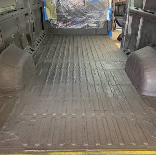 2019 Dodge Pro Master 3500 Van Spectrum spray on deadener on the floors