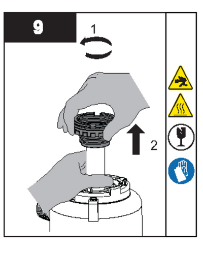 Unscrew sleeve bolt