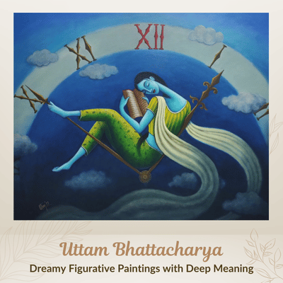 buy uttam bhattacharya's paintings online