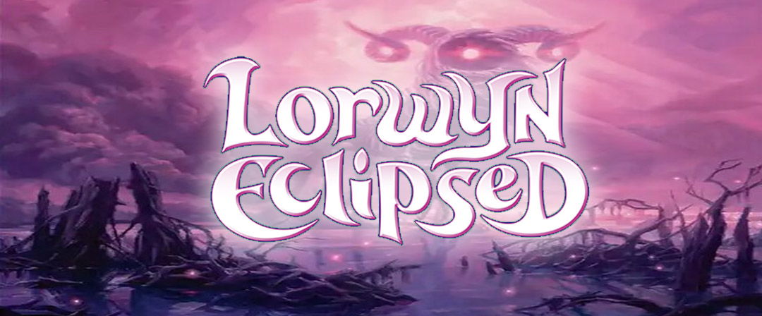 The Lorwyn Eclipsed logo imposed over the artwork of the card Emptiness