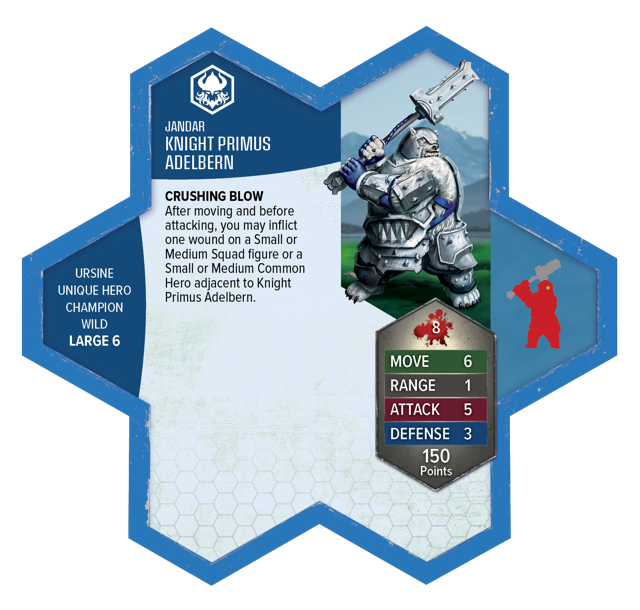 Knight Primus Adelbren army card