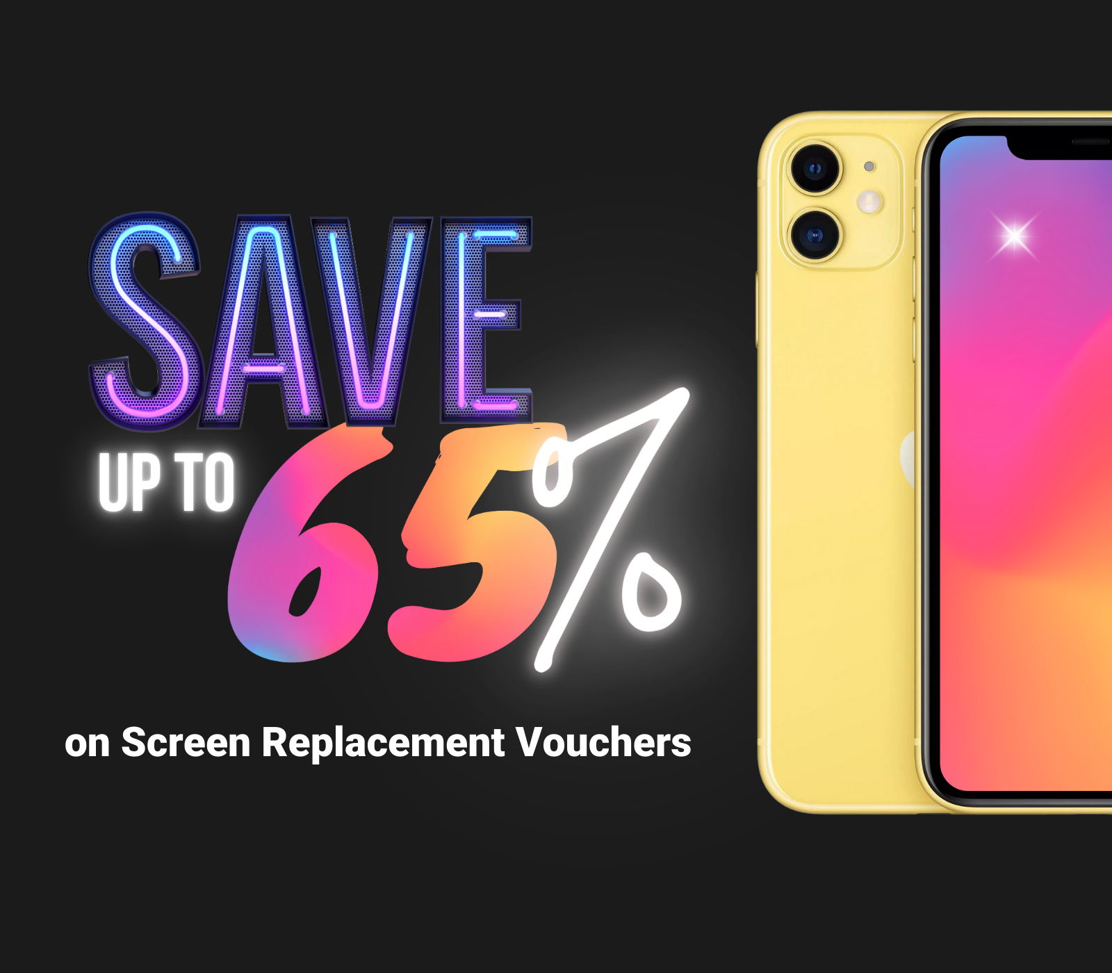 screen replacement vouchers