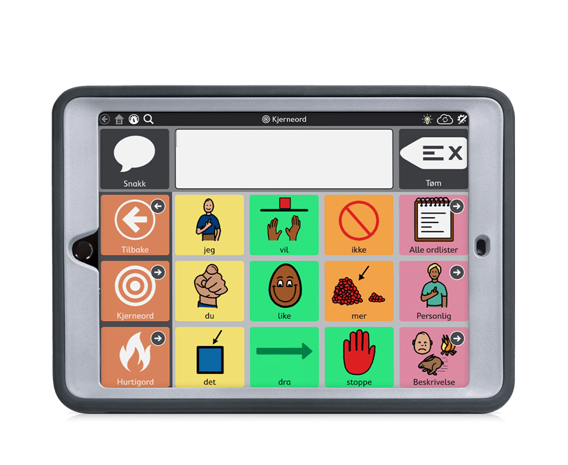 TD Snap-kommunikasjonsplattform - ASK-apper/programvare - Tobii Dynavox NO