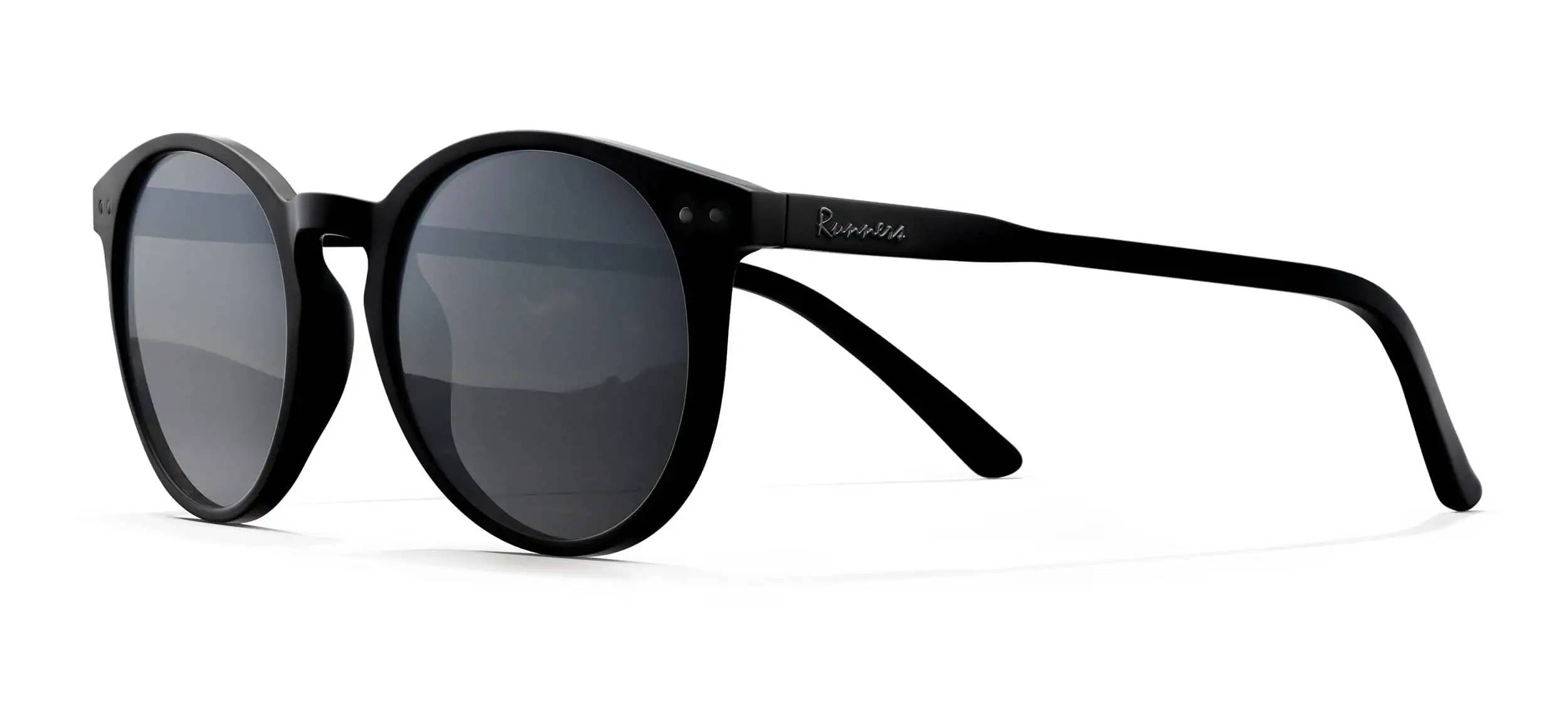 Black women's sunglasses with black lenses