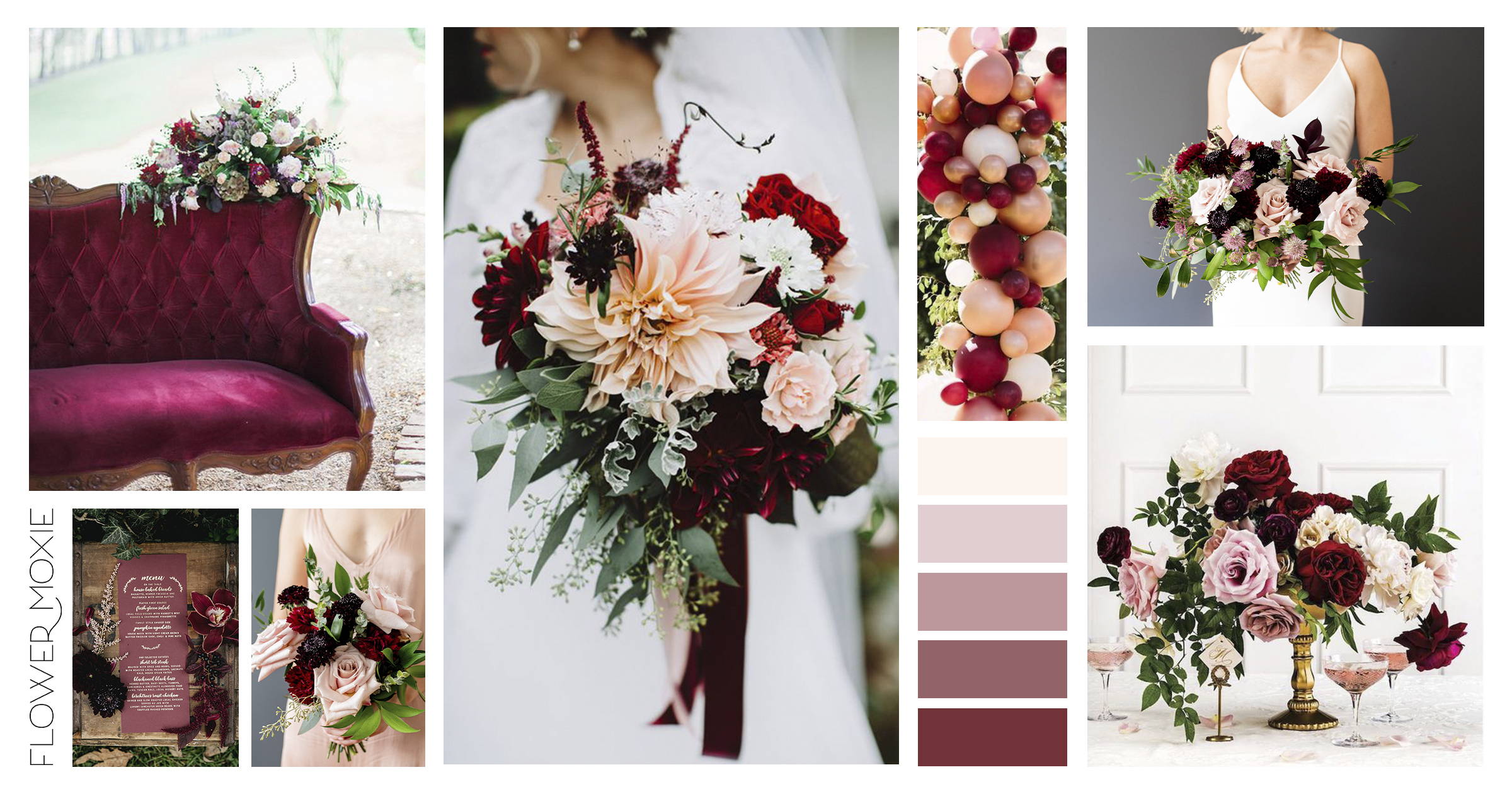 dusty rose bridesmaid bouquet