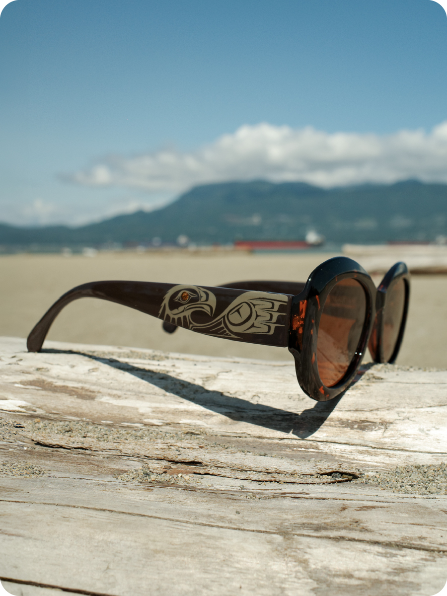 Sunglasses featuring authentic Indigenous artwork — Native Northwest