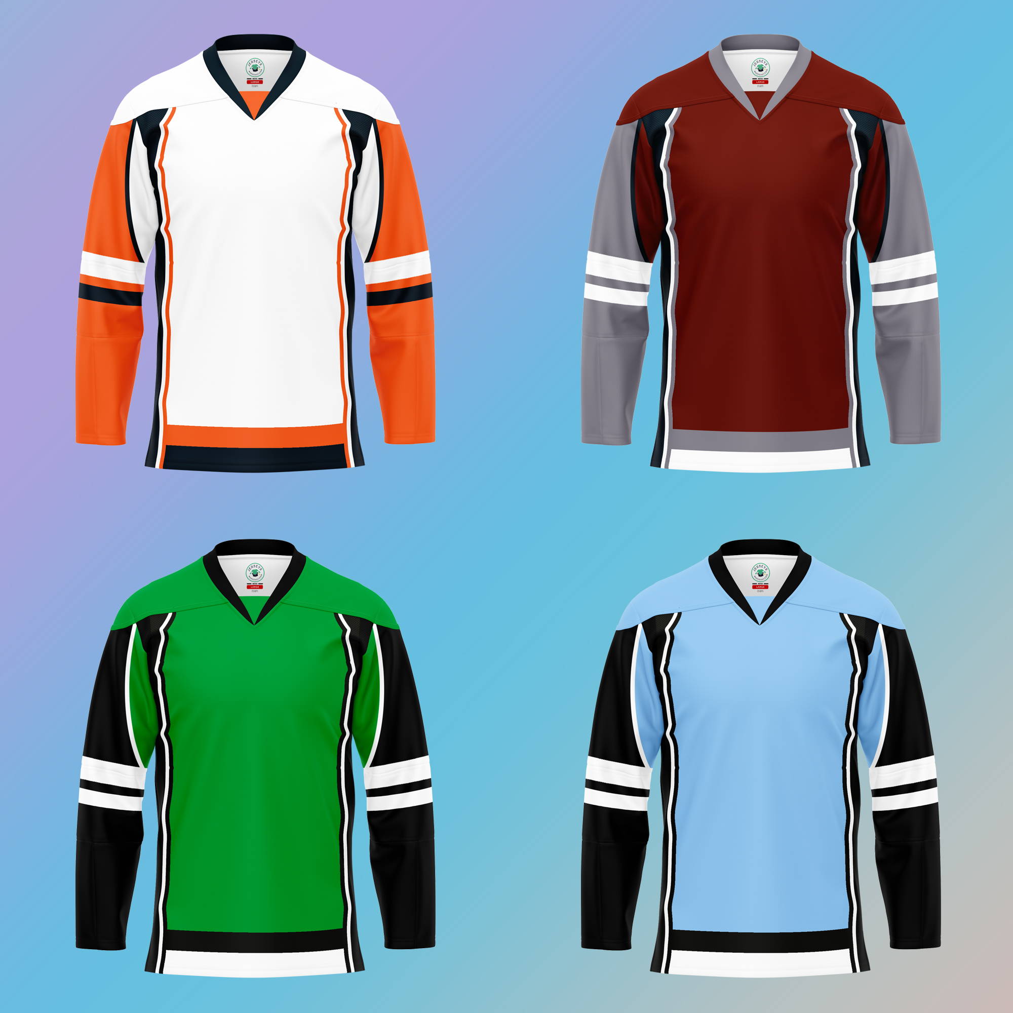 Hockey Uniform Flat Lay Template – Sports Templates