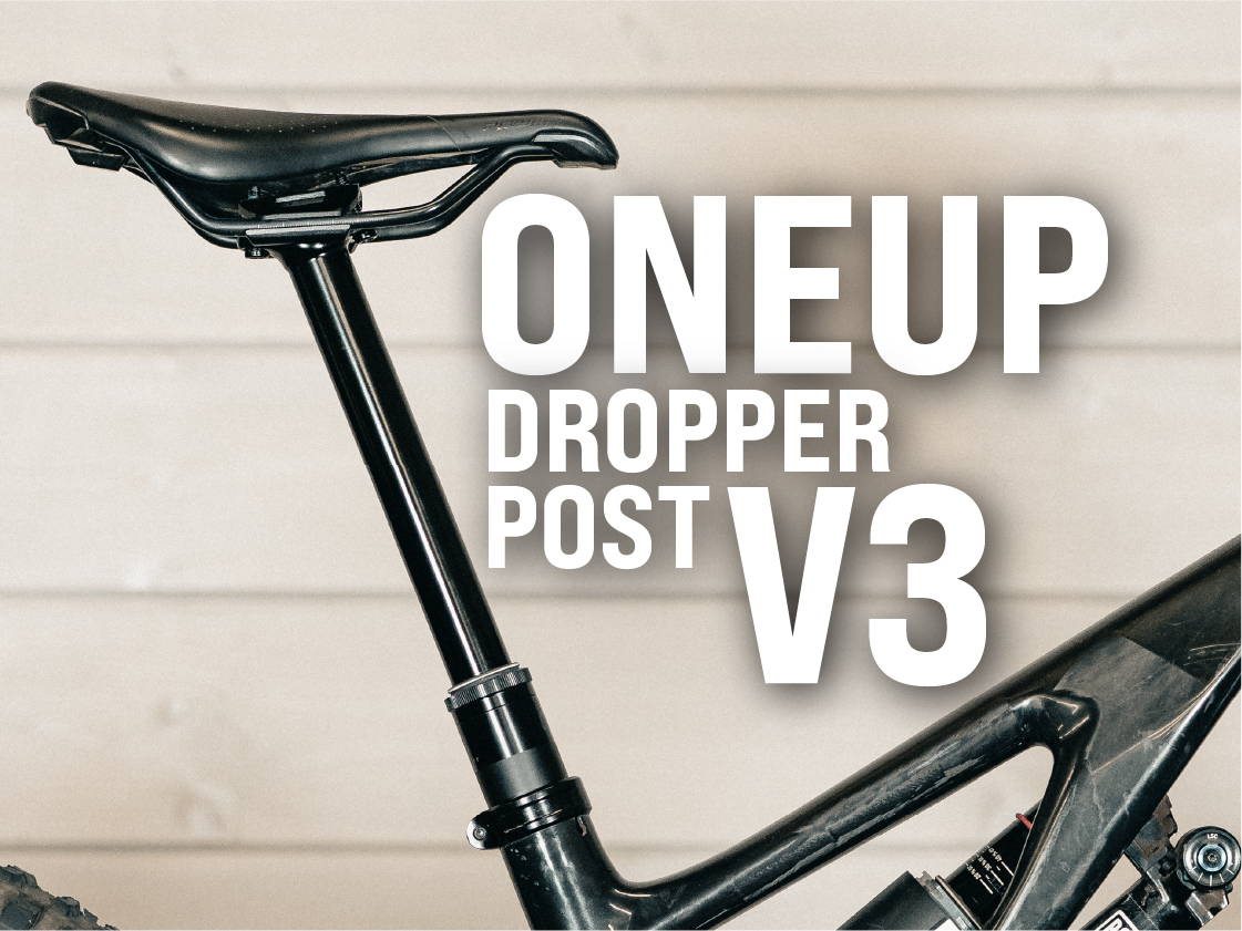 oneup dropper post v3 installed on specialized stumpjumper evo