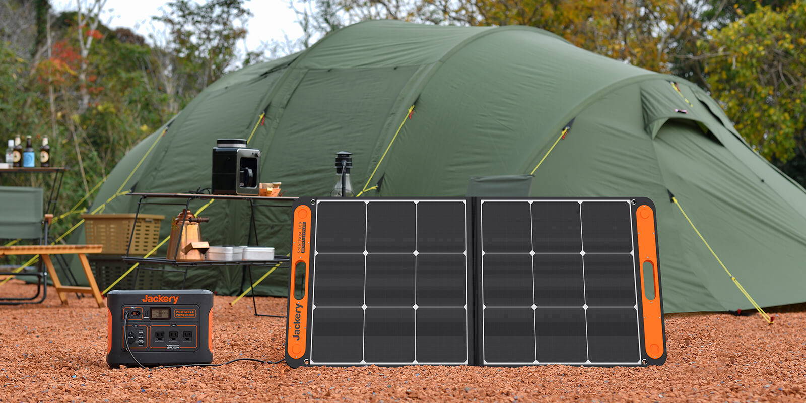Jackery SolarSaga 100W ソーラーパネルあれば、どこでも電力を確保できる