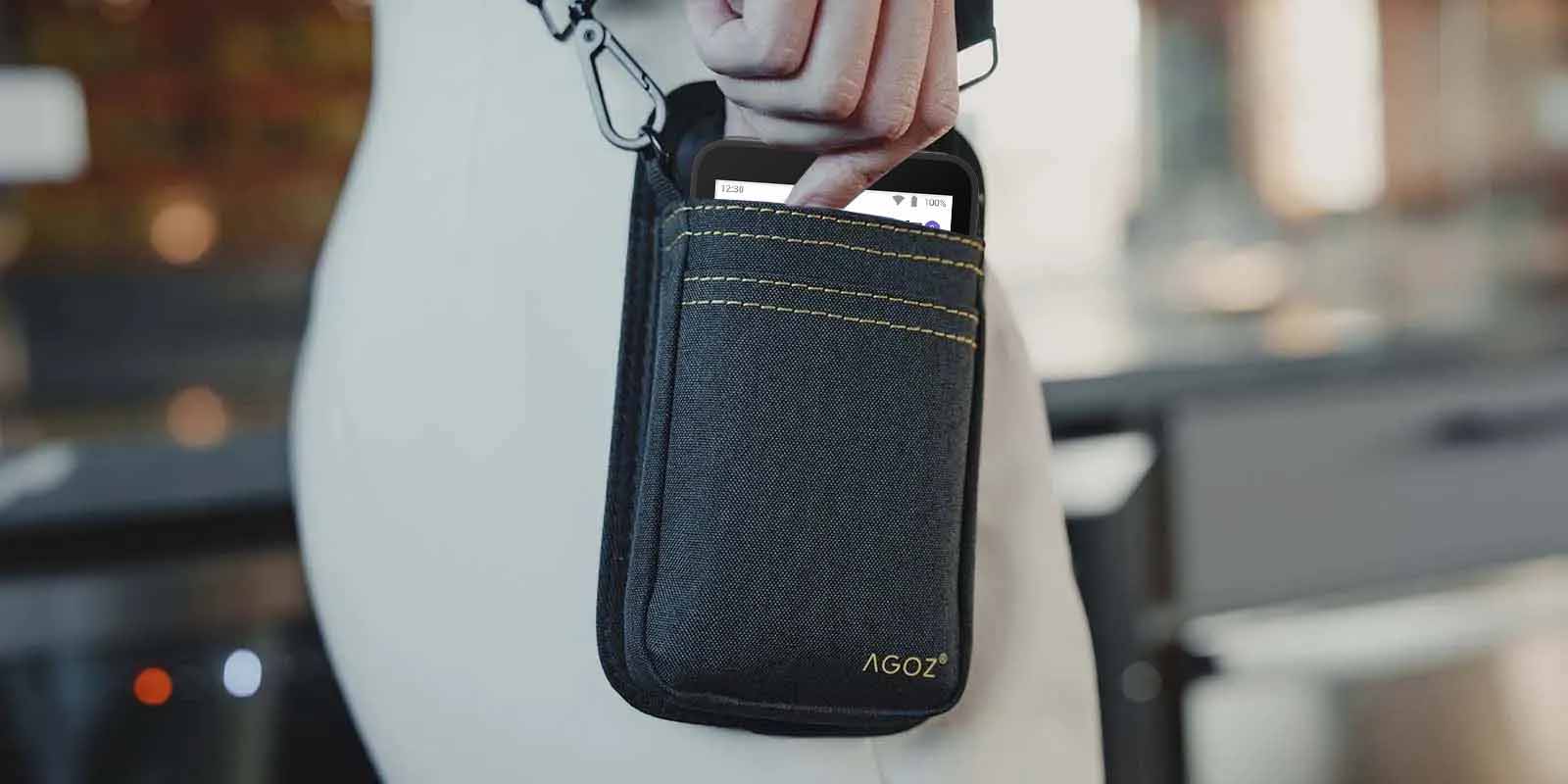 Rugged PayPal POS Terminal Holster with Sling/Waistbelt