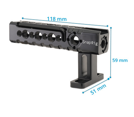 Proaim SnapRig Universal Top Handle for DSLR Video Rigs UTH-01 | Adjustable