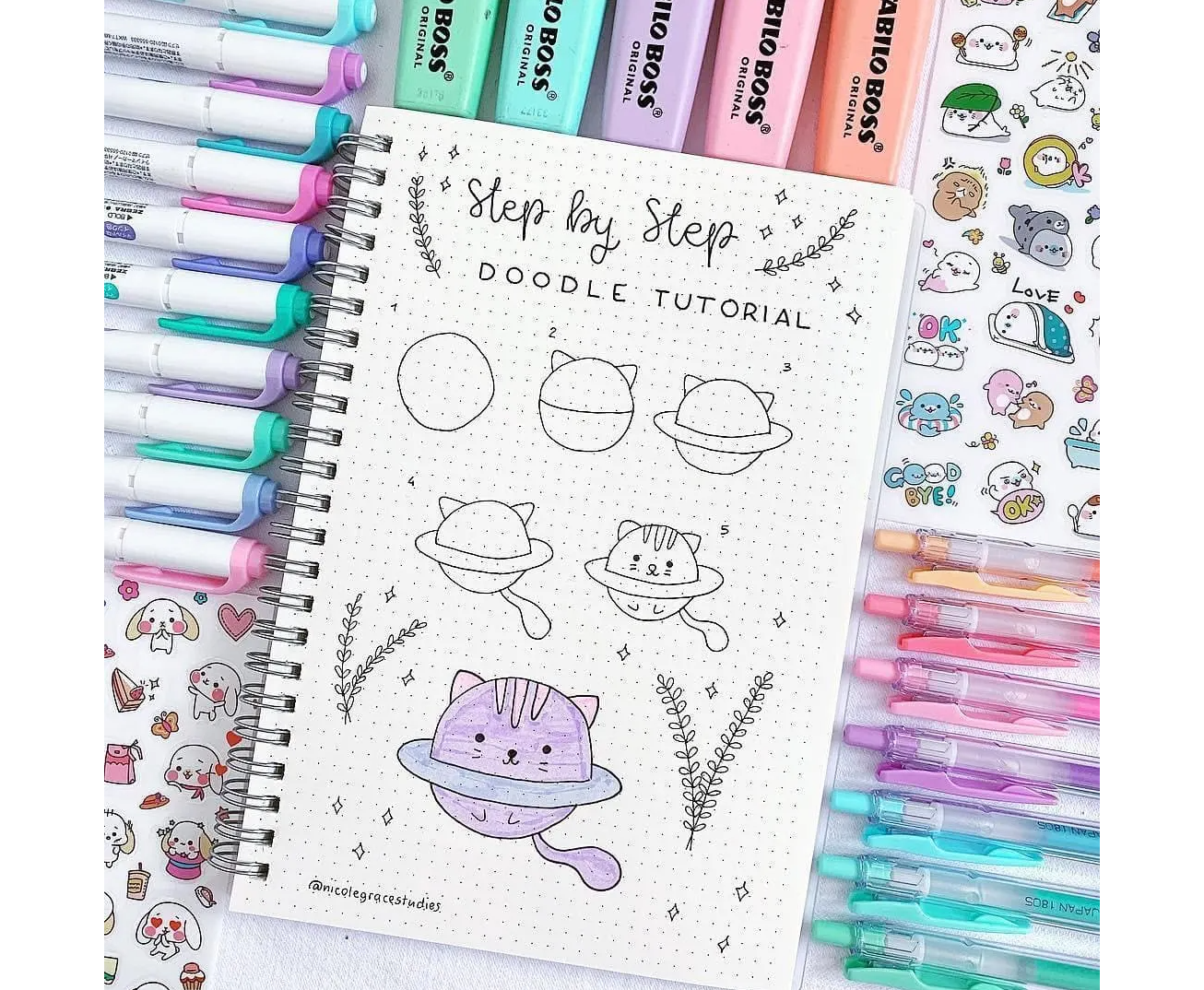 How To Draw A Cute Notebook