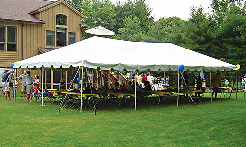 Classic Series Frame Tent Graduation Party