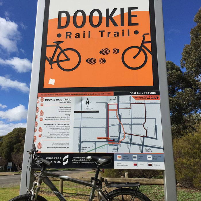 Dookie Rail Trail Shepparton