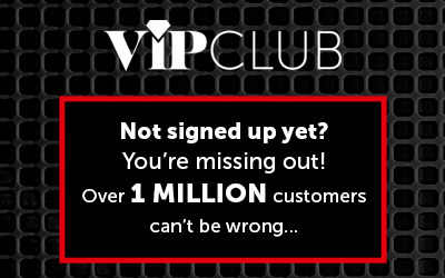 VIP Club advertisement urging sign-up, highlighting over 1 million satisfied customers.