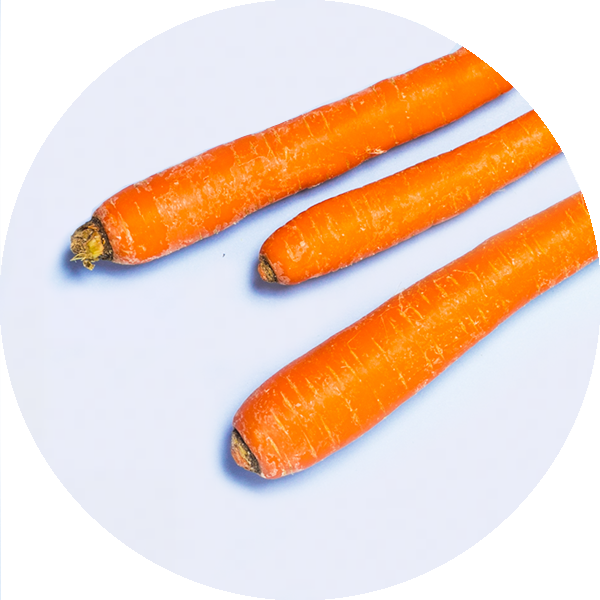 carrots, an example of everyday food that has vitamin A