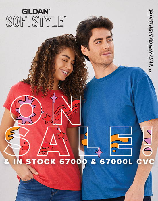 On Sale! & in stock Gildan® 67000 & 67000L CVC