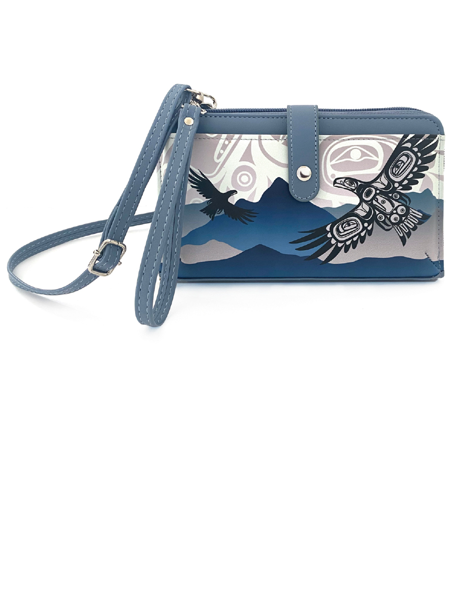 Soaring Eagle Smartphone Crossbody Bag by Corey Bulpitt
