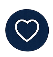 Heart icon representing the final step where customers enjoy their finished custom boat artwork, prints, shirts, and gifts.