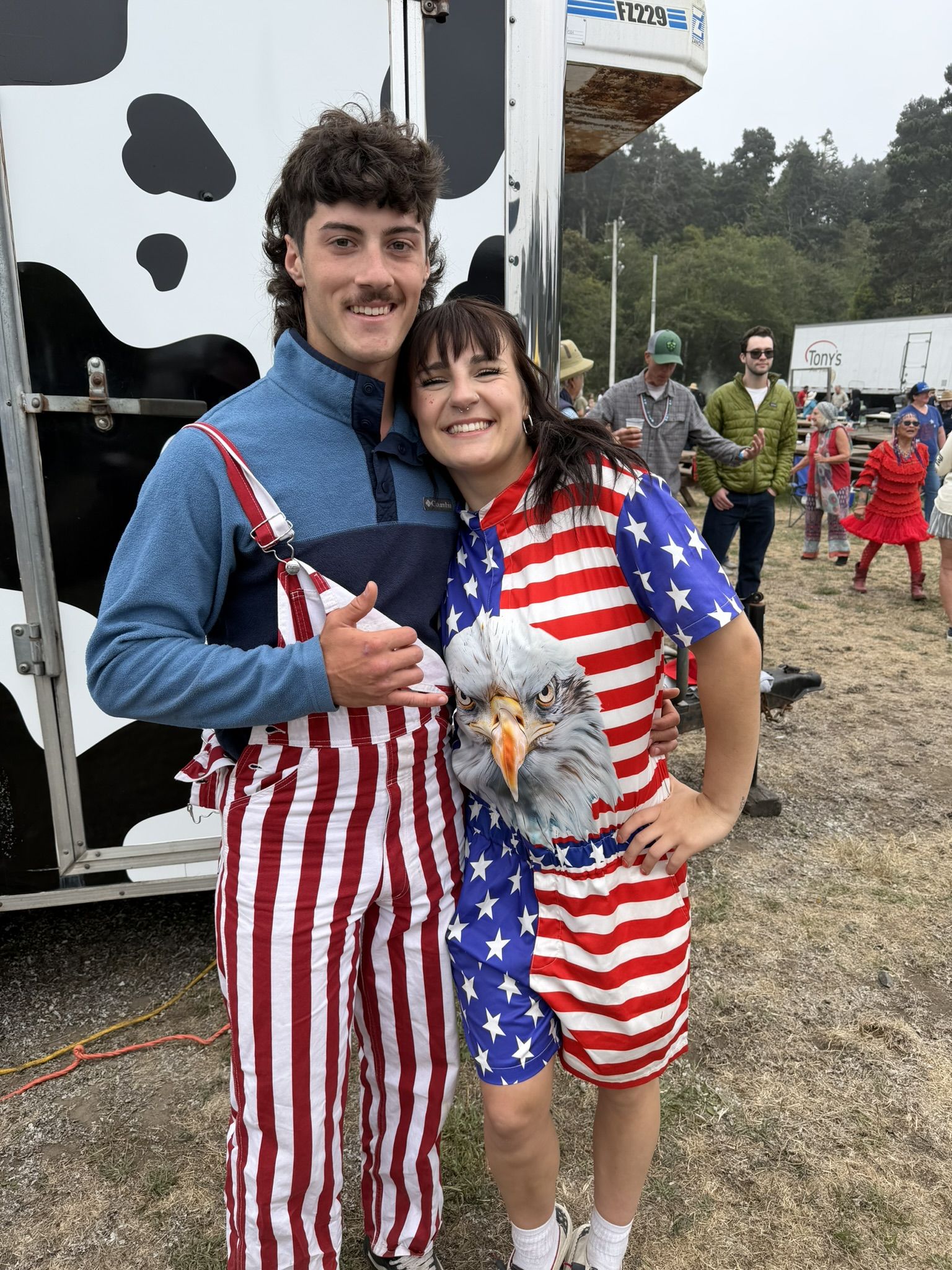 Salmon 4th of July fashion