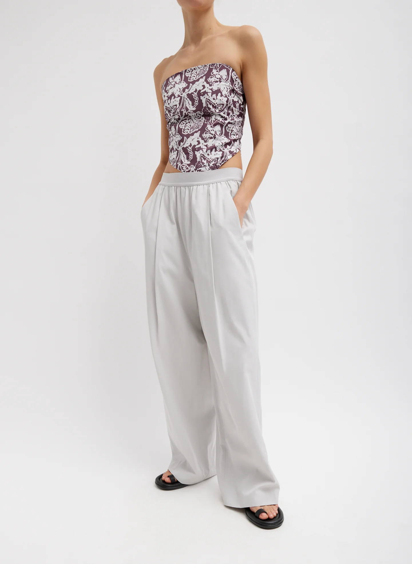 Drapey Suiting Marit Pull On Pant