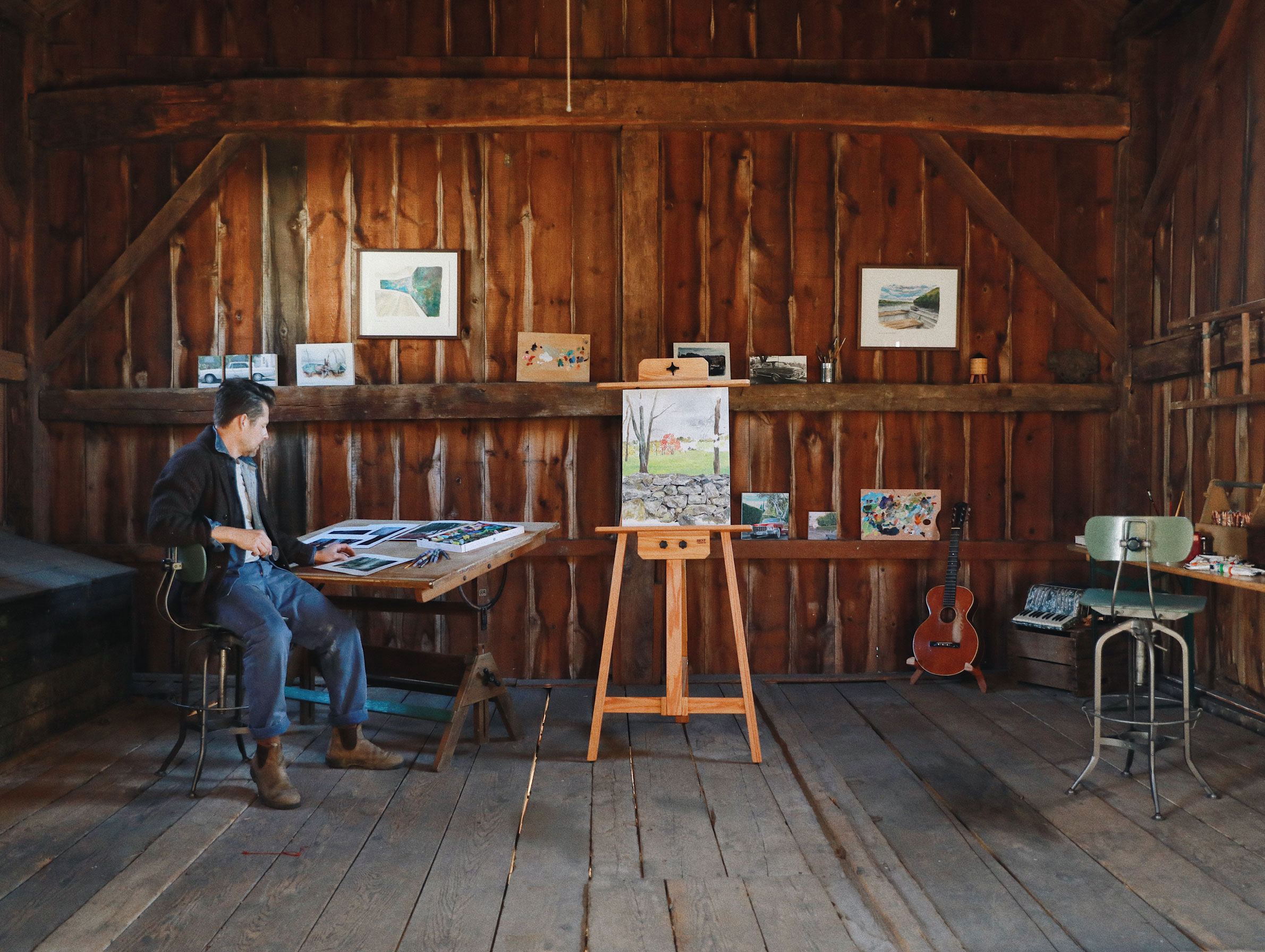 Rivay Disptach The Artist in his Studio: Jonny Cournoyer