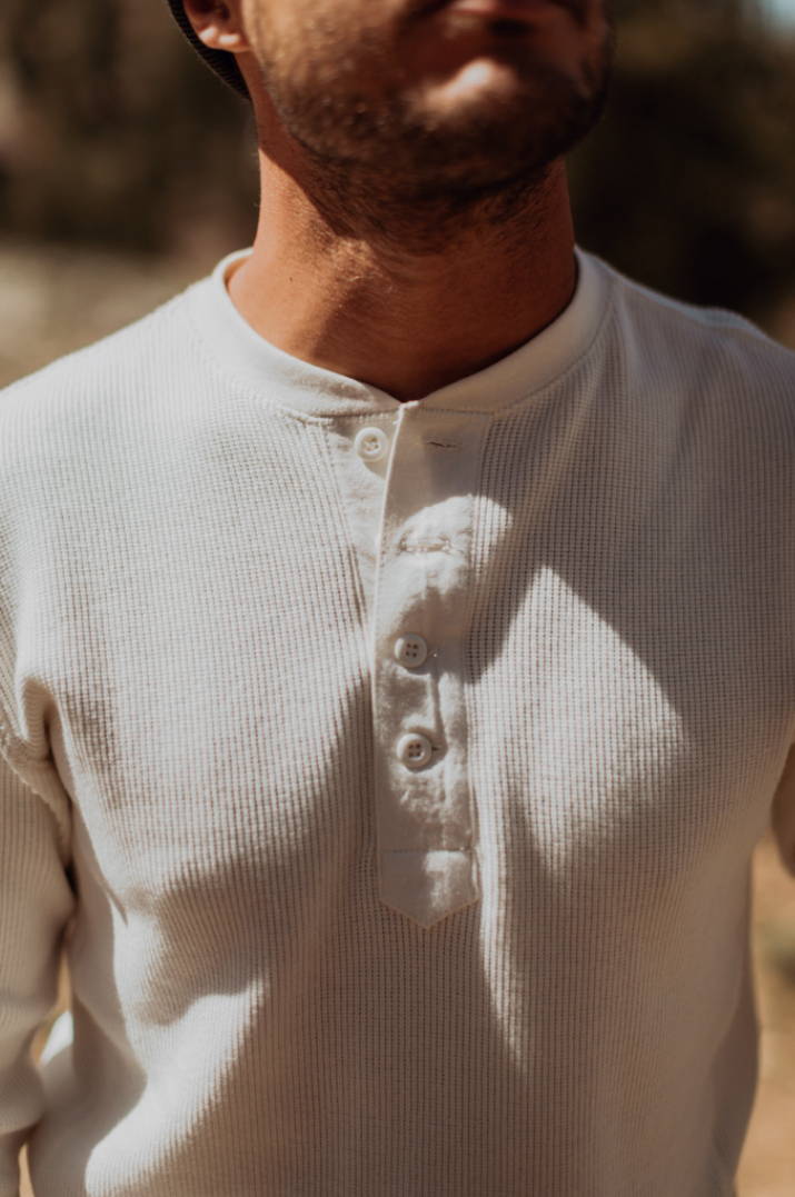 Arbor white henley