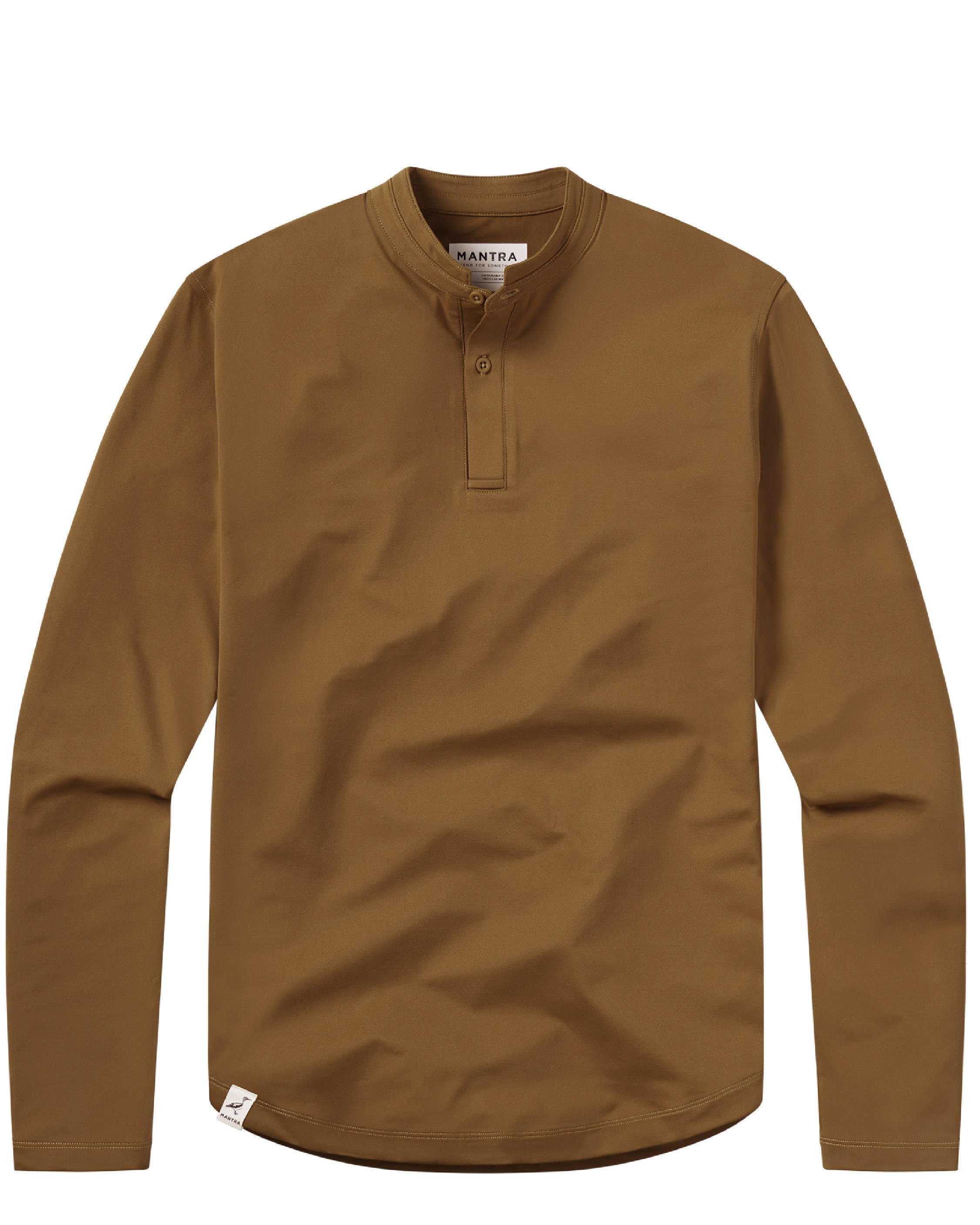 MANTRA BARK L/S Polo - sustainable mens performance polo made from recycled materials
