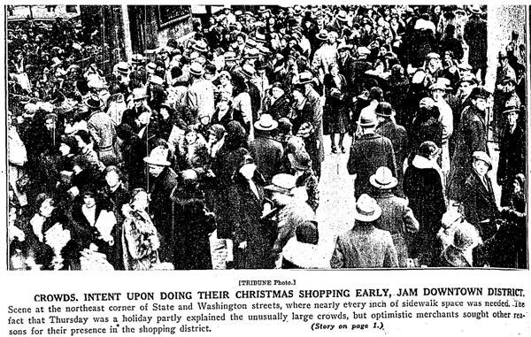 Black Friday news clipping from the 1960's