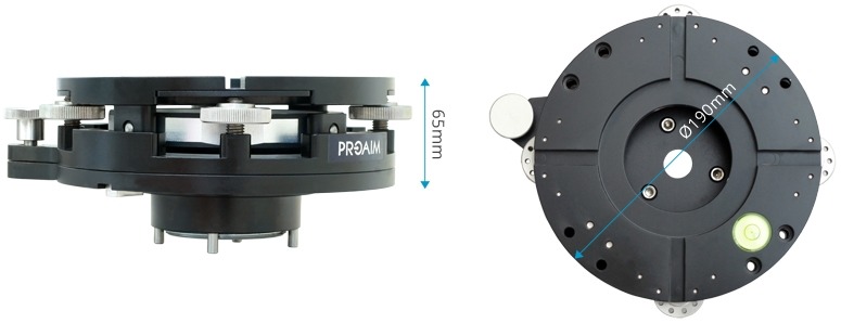 Proaim 4-Way Camera Leveller - Mitchell to Mitchell/Euro Mount