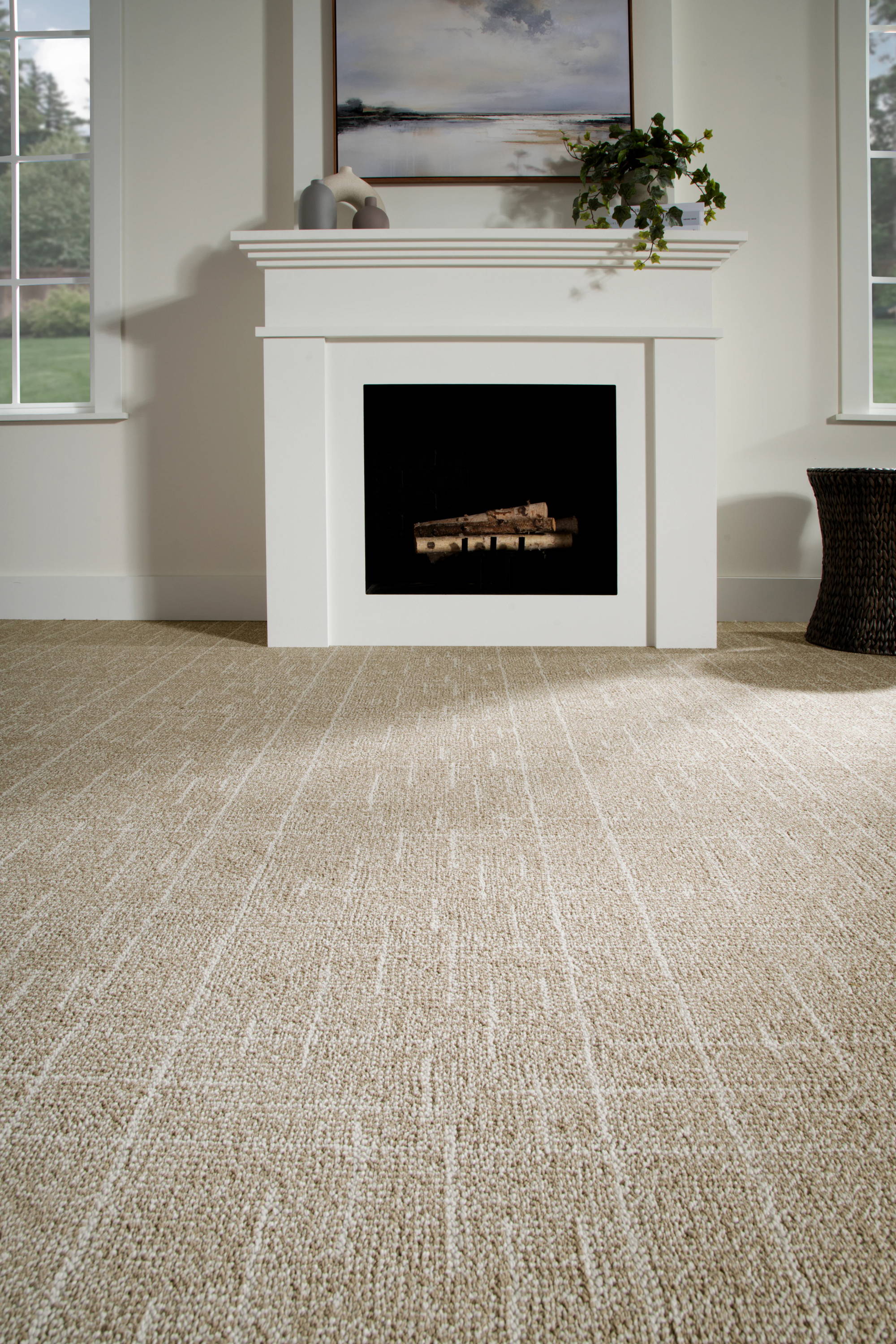 SmartStrand Carpet by Fireplace