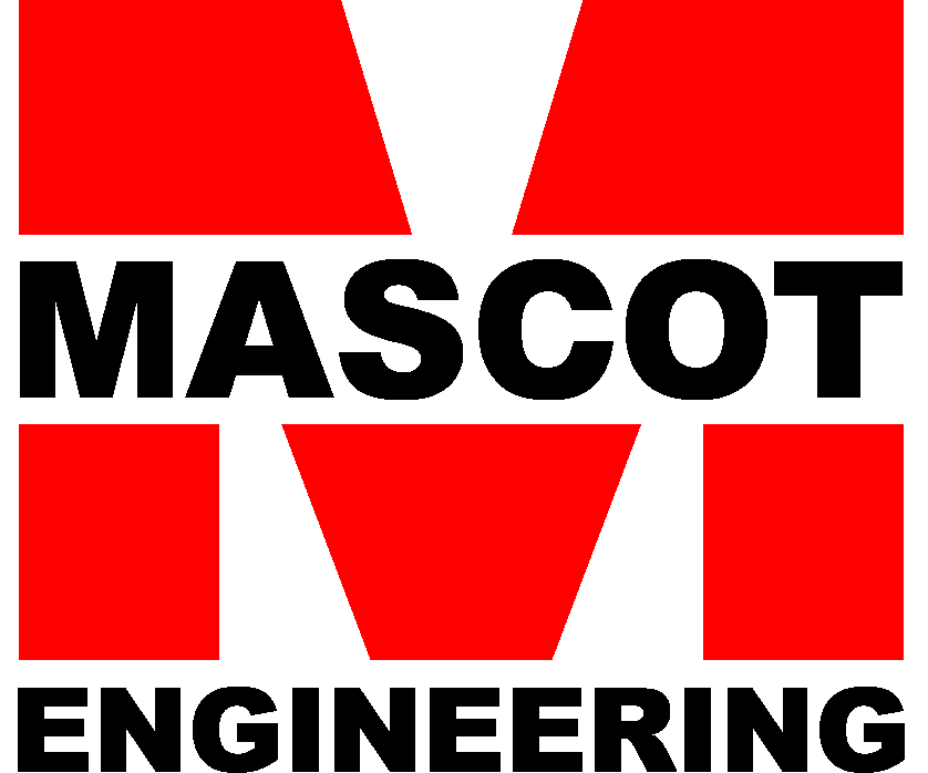 Logo of MASCOT Engineering in red and black.